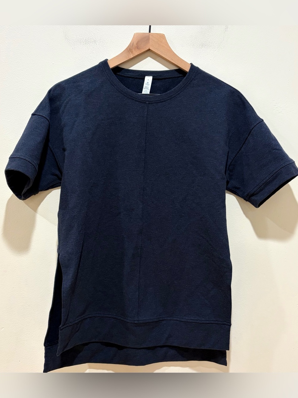 Lululemon Cut Above Tee Dark Blue Short Sleeve Shirt - Women’s Size 4